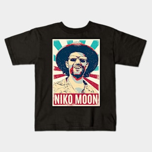 Vintage Retro Niko Moon Kids T-Shirt